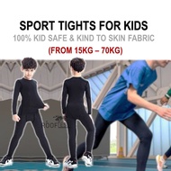 JGD Seluar Tight Budak Lelaki Bola Seluar Tight Lelaki Budak Tight Pants Kids Seluar Fit Budak Lelak