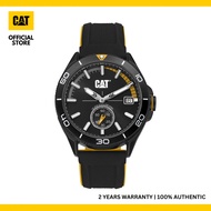 CAT DOME QD-161-21-127 Black Silicone Band Analog Watch | 10 ATM | 43MM | 2Y Warranty