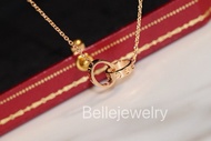 Cartier necklace Love 雙環頸鏈 雙環交扣經典款項鏈