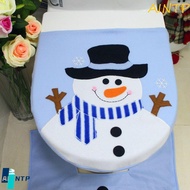 AINTP Snowman Blue Seat Cover Xmas Christmas