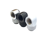 Water-Cooled 90-Degree Self-Adapter 360-Degree Rotating Joint 90-Degree Joint-G1/4-Thread To G1/4 In