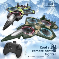 Travimo RC Airplane Fighter Jet Toy Automatic Altitude Hold Glider Model with Remote Control for Boy