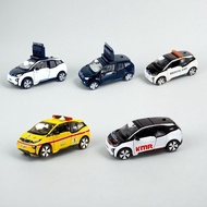 1/64 Micro Shadow TINY BMW BMW i3 Medical KMW Airport Patrol Car Competition Alloy Car Model