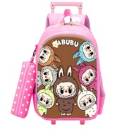 Children's backpack, trolley bag, pumpkin bag, suitcase, children's kuromi push bag, trolley bag, ci