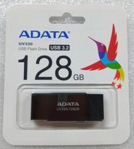 @淡水無國界@ 威剛 UV330 128GB 隨身碟 USB3.1 隨身碟(黑) USB3.0 ADATA 128G
