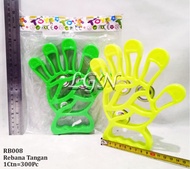 Mainan Krincingan Anak tangan- Rebana motif tangan- RB008