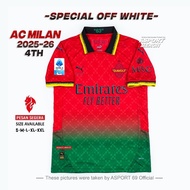 MERAH ASPORT MILAN 4TH 2025 2026 RED MILAN OFF WHITE FOURTH 25 26 RED