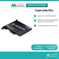 Corsair Elgato Cam Link Pro PCIe Internal Camera Capture Card with 4 HDMI inputs, Stream and Record 
