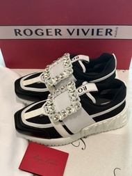 Roger Vivier 正品❗️RV 女裝超靚輕盈水晶扣波鞋size 35