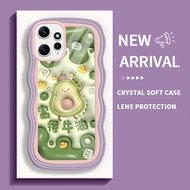 Casing untuk Redmi Note 12 4G Redmi Note 12 Pro 5G Note 9S Note 10 Lite POCO M2 Pro Case hp Alpukat yang indah Transparan Silikon Soft Case Hp