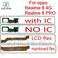 For OPPO realme 8 4G 8pro Mainboard Connect Main USB Dock Charger Port Charging Board display connec