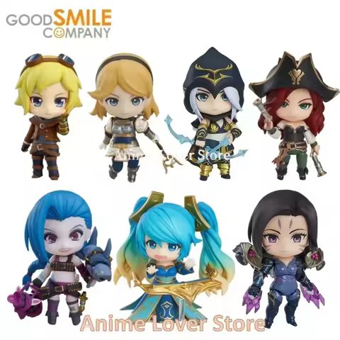 Good Smile Original Nendoroid GSC League of Legends Jinx Ezreal Luxanna Crownguard Kai Sa Ashe Sona