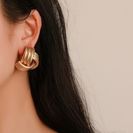 Fashion geometric cross alloy earrings earring for women jan331 (3e1)