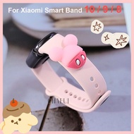 Cute Cartoon Silicone Strap for Xiaomi Smart Band 10 / Mi Band 10 Ceramic Edition /  9 / 8