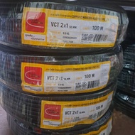 VCT Wire 2x1 Sq.mm. 100m. (New Standard) Thai Union