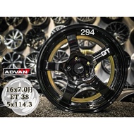 Advan GT 16x7.0JJ 5x114.3 Gloss Black（294）