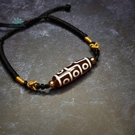 [Đã Gia Trì] Vòng Tay Dzi 9 Mắt Tây Tạng May Mắn Tài Lộc Bình An