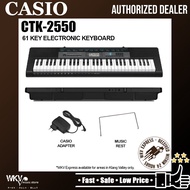 Casio CTK-2550 61-Key Portable Keyboard with App Integration/Dance Music Mode,Black (CTK-2550/ CTK25