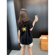 2023 Summer GVC Official Website Flagship Store Painted Letters 4G Large logo Printed Round Neck Sho