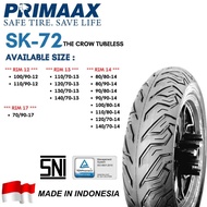PRIMAAX Tyre SK72 RIM12 / RIM 13 / RIM 14 / RIM 17 The Crow Tubeless Tyre Medium Soft Compound