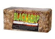 Premium African Black Soap - Pure 1 pound Bulk. Raw Organic Soap for Acne, Dry Skin, Rashes, Burns,