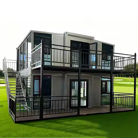 20ft/40ft Customizable 2, 3, and 4-Bedroom Container Homes, Expandable Prefabricated Houses, Villas,