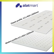 Shera vent ceiling / panel siling berpengudaraan 4' x 2' x 3.2 (mm)