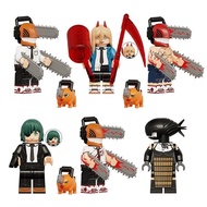 Compatible with Lego Chainsaw Man Youth Demon Denji Popkita Lesseji Assembled Building Block Minifig