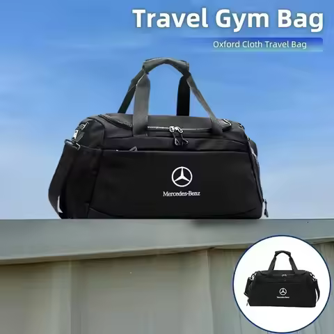 Car Travel Gym Bag Luggage Handbag Shoes Organizer For Mercedes Benz AMG A C E Class W201 W210 W108