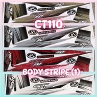 CT110 MODENAS BODY STRIPE (1) CT 110 STICKER COVER SET MODENAS CT110 STICKER BODY