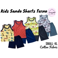 Necessary Kids Sando Terno Short (Cotton) Small [1-3yrs.old] Medium [2-4yrs.old] Large [4-7yrs.old]