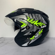 BXP JP7 Motif Helmet - Double visor SNI Helmet Adult Helmet