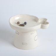 /木訥的魚/ 手捏陶瓷慢食碗