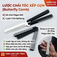 Foldable Hair Comb – Trick Butterfly Comb (Balisong) – EDC Fidget Toy