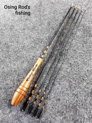 Joran / tegek micro fishing lidi aren warna hitam kuning ( 150 cm )