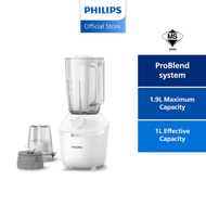 Philips HR2041 | Everyday Blending w Ice Crushing | 1.9L | ProBlend | With Mill for nuts & spices | 