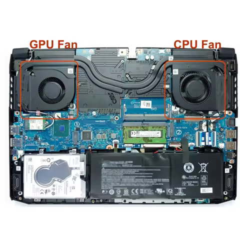 CPU&GPU Laptop Cooling Fans For Acer Nitro 5 AN517-41 AN517-52 54 AN515-44 AN515-55 AN515-56 AN515-5