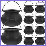 Halloween Decor Candy Bowl Cauldron Mini Cauldrons Container Basket Black Jar Holder for Party Bulk 