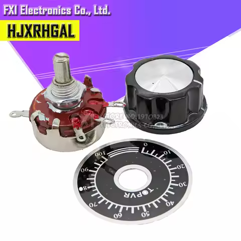 1 set WTH118 DIY Kit Parts 2W 1A Potentiometer 1K 2.2K 4.7K 10K 22K 47K 100K 470K 1M MF-A03 + WHT118
