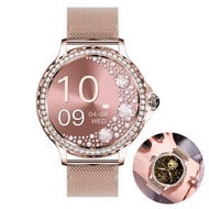Women Fashionable Smart Watch N X 1 9 Bluetooth Call Sports Ring I P 6 8 Waterproof Wrist Diamonds