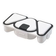 [Direct from Japan] Pearl Metal Home Label Onigiri Lunch Box (White) 18.5x10x5cm Rice Ball Mold Bent
