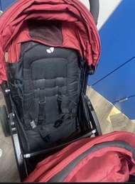 Joie Twin Stroller - Red/Black