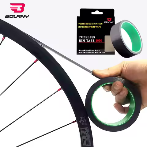 Bicycle Tubeless Rim Tape Width 18/21/23/25/27/29/31/33 / 35mm * 10m Vacuum Ring Lining Belt Tire Se