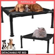 Elevated Dog Bed Raised Outdoor Dog Bed with Breathable Mesh and Steel Frame Durable Cooling Elevated Pet Bed Portable Dog Cot Bed SHOPSKC8718