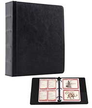 Forged Dice Co. Curiosities Cache Monster Card & Spellcard Organizer Binder with Pages - Fits D&D MT