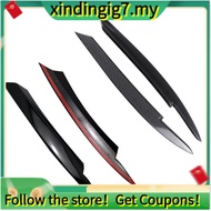 【】for Passat B7 2010-2015 Car Headlight Eyelids Eyebrows ABS Headlight Lamp Sticker Cover Trim Acces