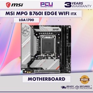 MSI MPG B760I EDGE WIFI ITX LGA1700 MAINBOARD BULK (3Y)