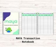 A&J Maya Transaction Notebook Paymaya Record Book 70 Pages Wire Bind