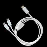 [Over 2 Items] 1m TYPE C 2-in-1 Charging Cable One-to-2 Charging Cable Meanwhile Charging 2 Items TY