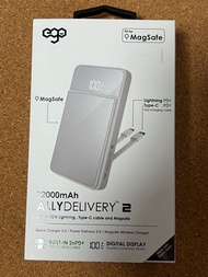 Ego Ally Delivery 2 12000 mah MagSafe 充電器 尿袋 充電寶